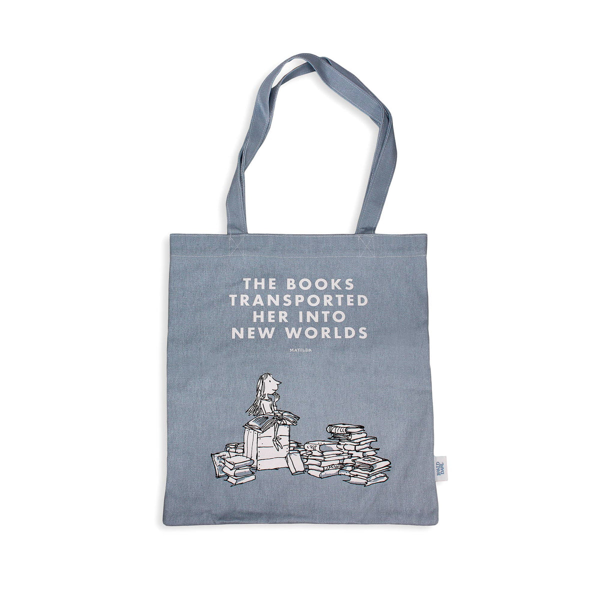 Recycled Cotton Tote Bag Roald Dahl Matilda BookGeek