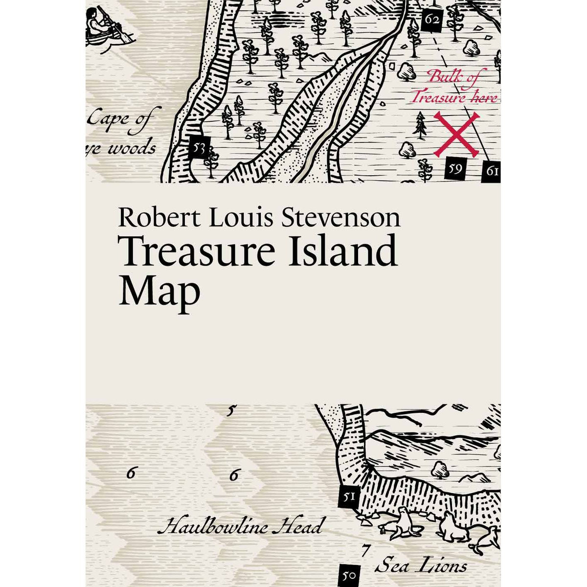 Robert Louis Stevenson: Treasure Island Map BookGeek