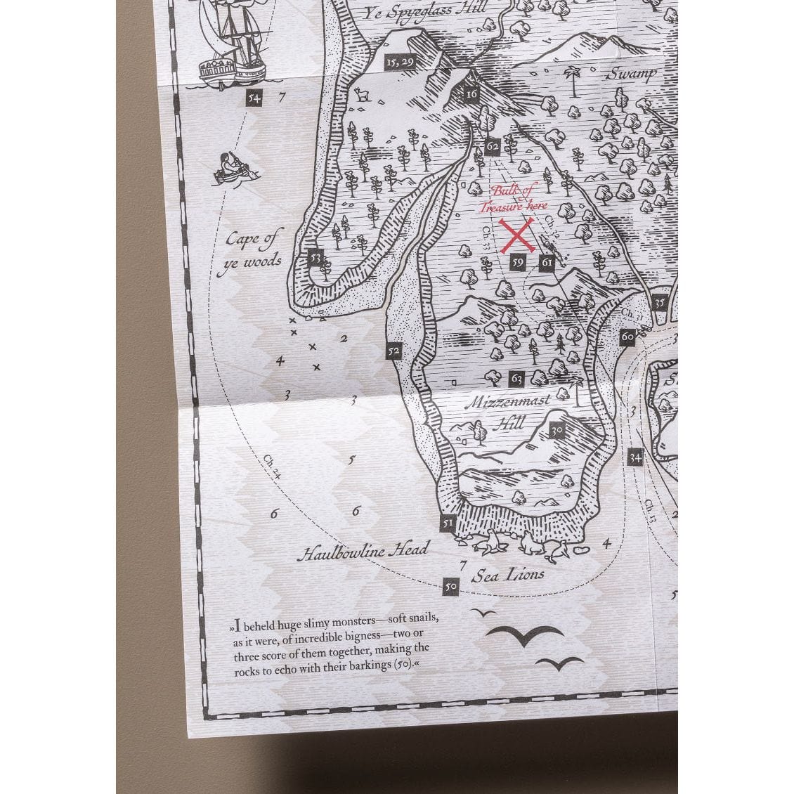 Robert Louis Stevenson: Treasure Island Map BookGeek