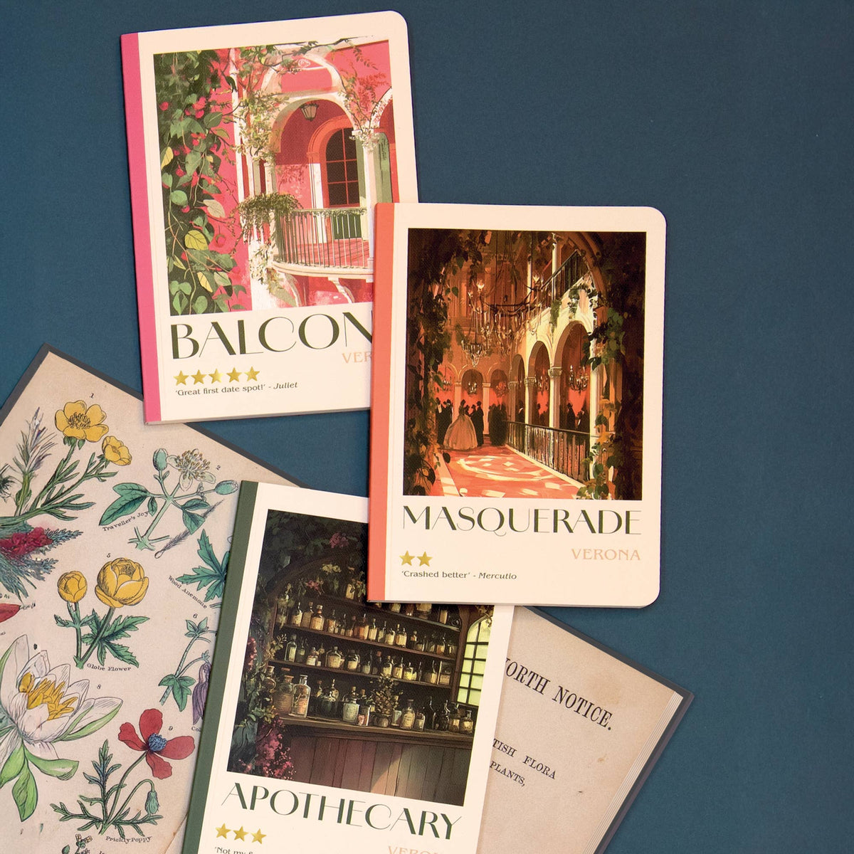 Romeo & Juliet B6 Notebook Set BookGeek