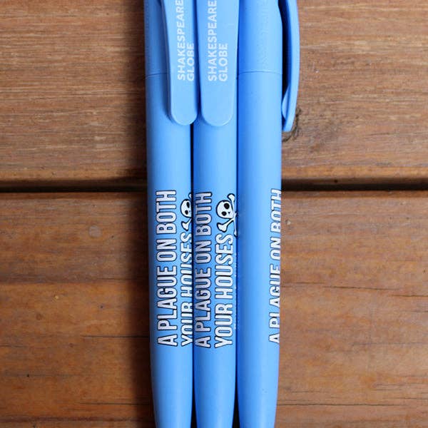 Romeo & Juliet Bioplastic Pen (Both Your Houses) BookGeek