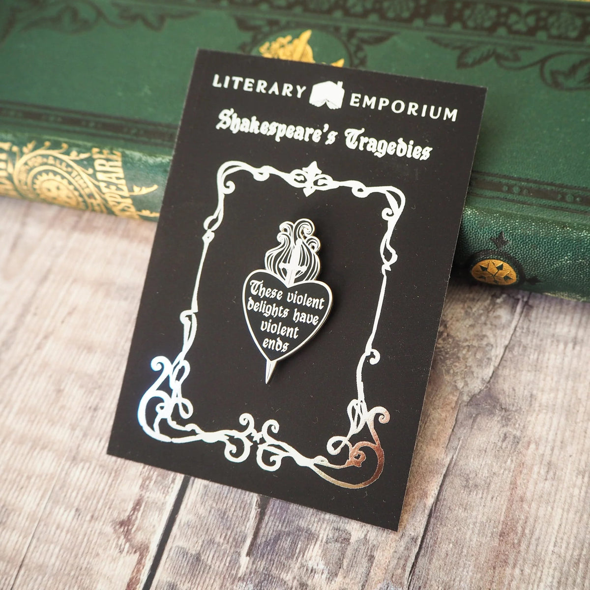 Romeo & Juliet Enamel Pin BookGeek