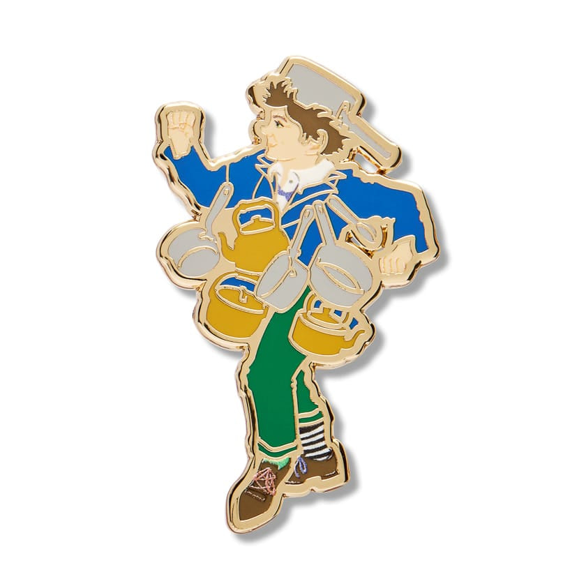 Saucepan Man Enamel Pin BookGeek