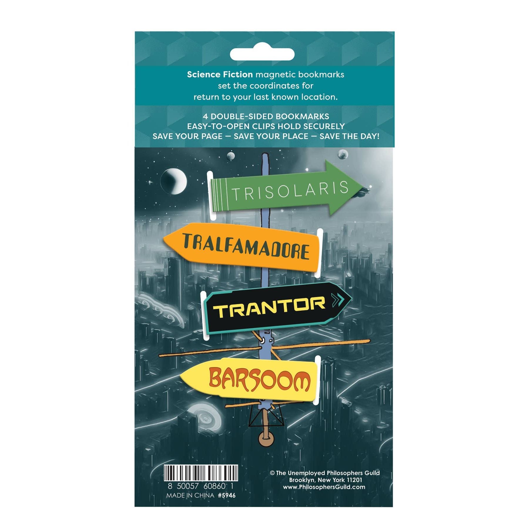 Sci-Fi Magnetic Bookmark Set BookGeek