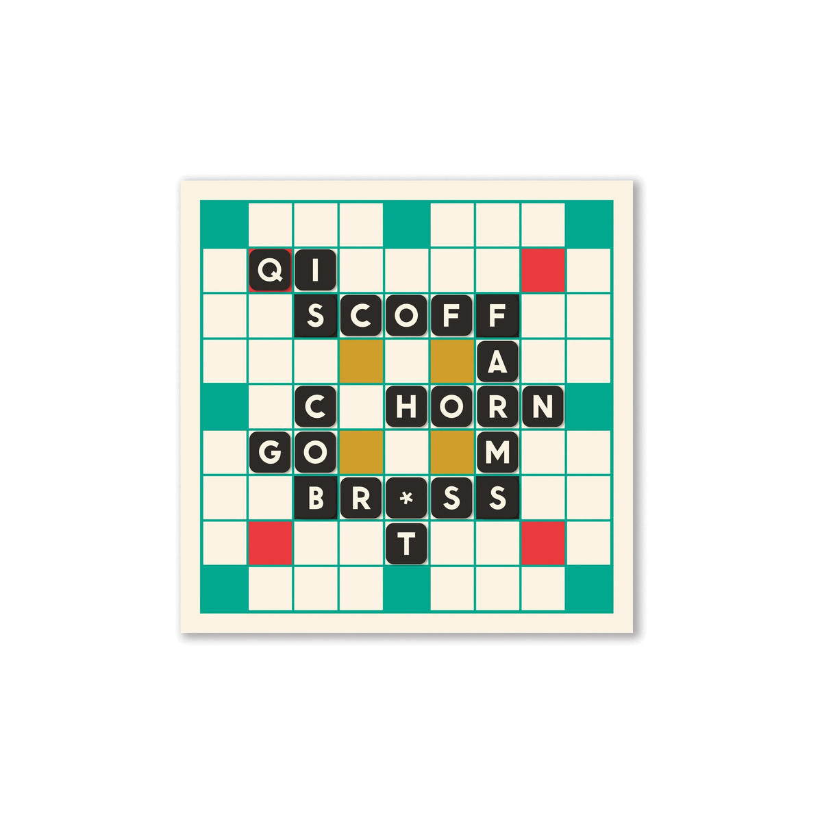 Scrumble Magnetic Fridge Game BookGeek