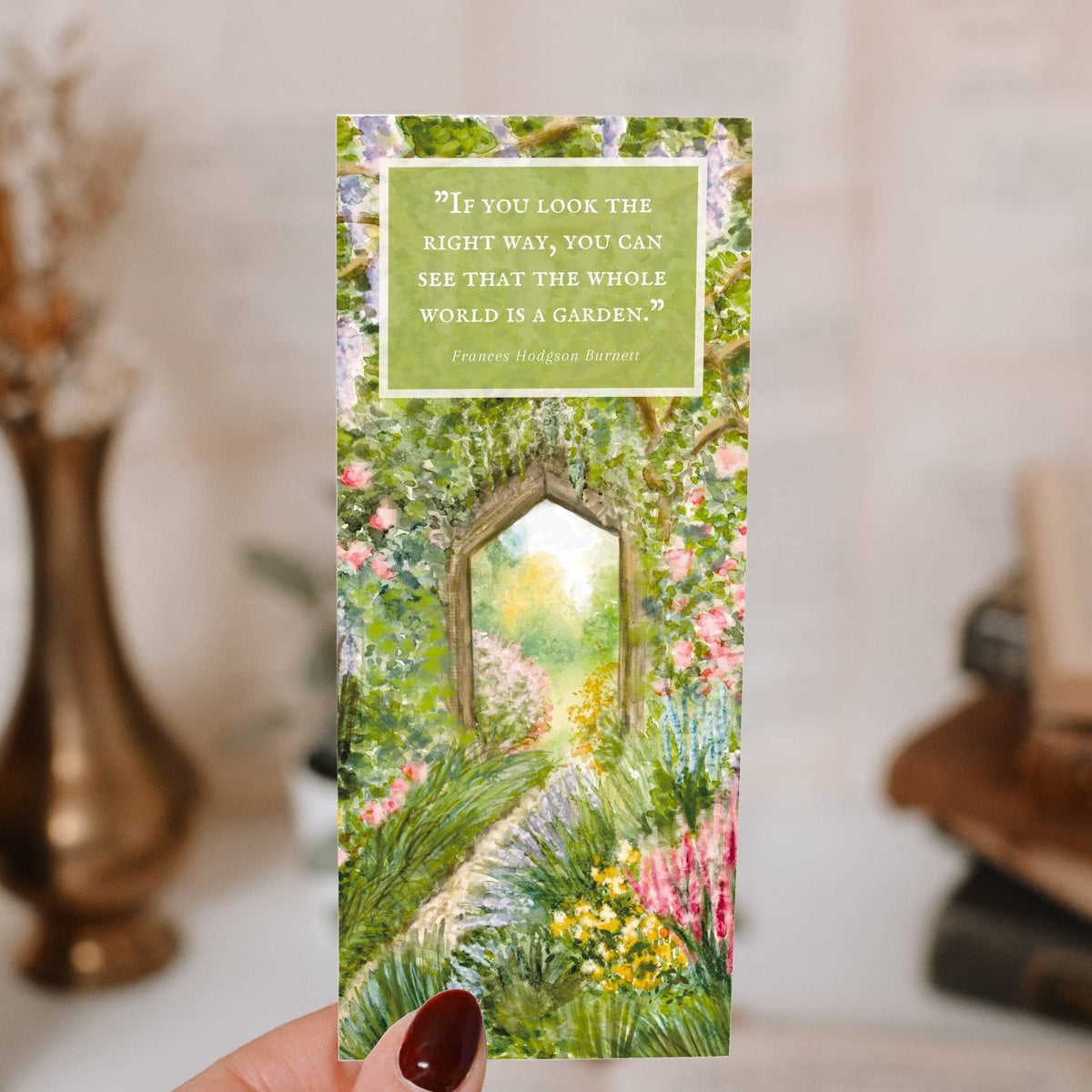 Secret Garden Quote Bookmark BookGeek