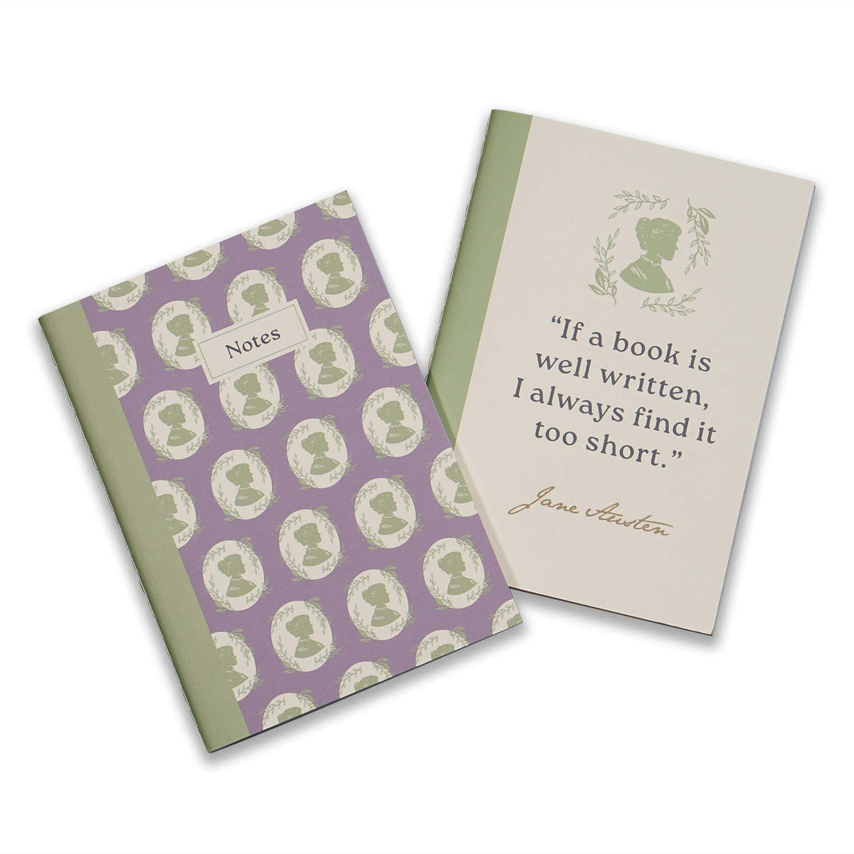 Set of 2 A6 Notebooks - Jane Austen BookGeek