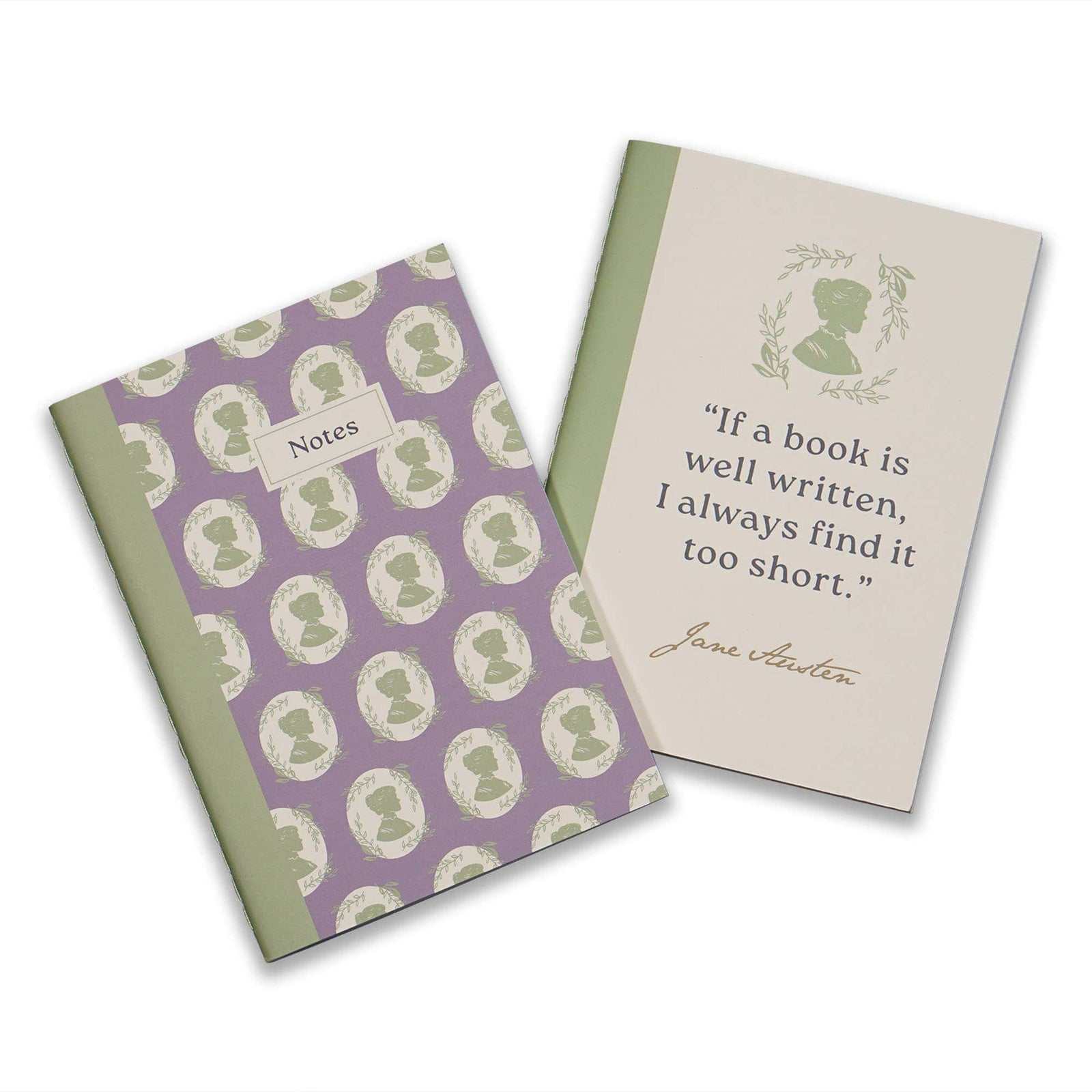 Set of 2 A6 Notebooks - Jane Austen BookGeek