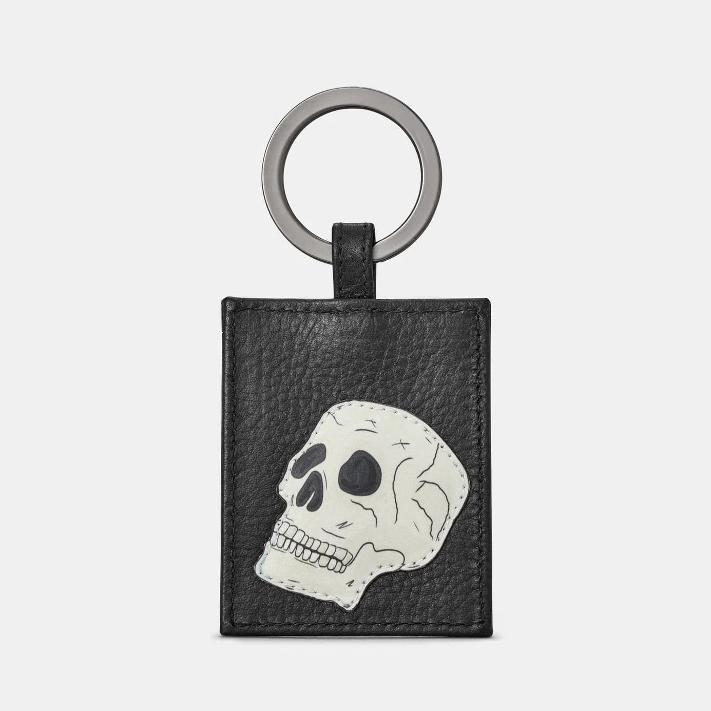 Shakespeare Bookworm Black Leather Keyring BookGeek