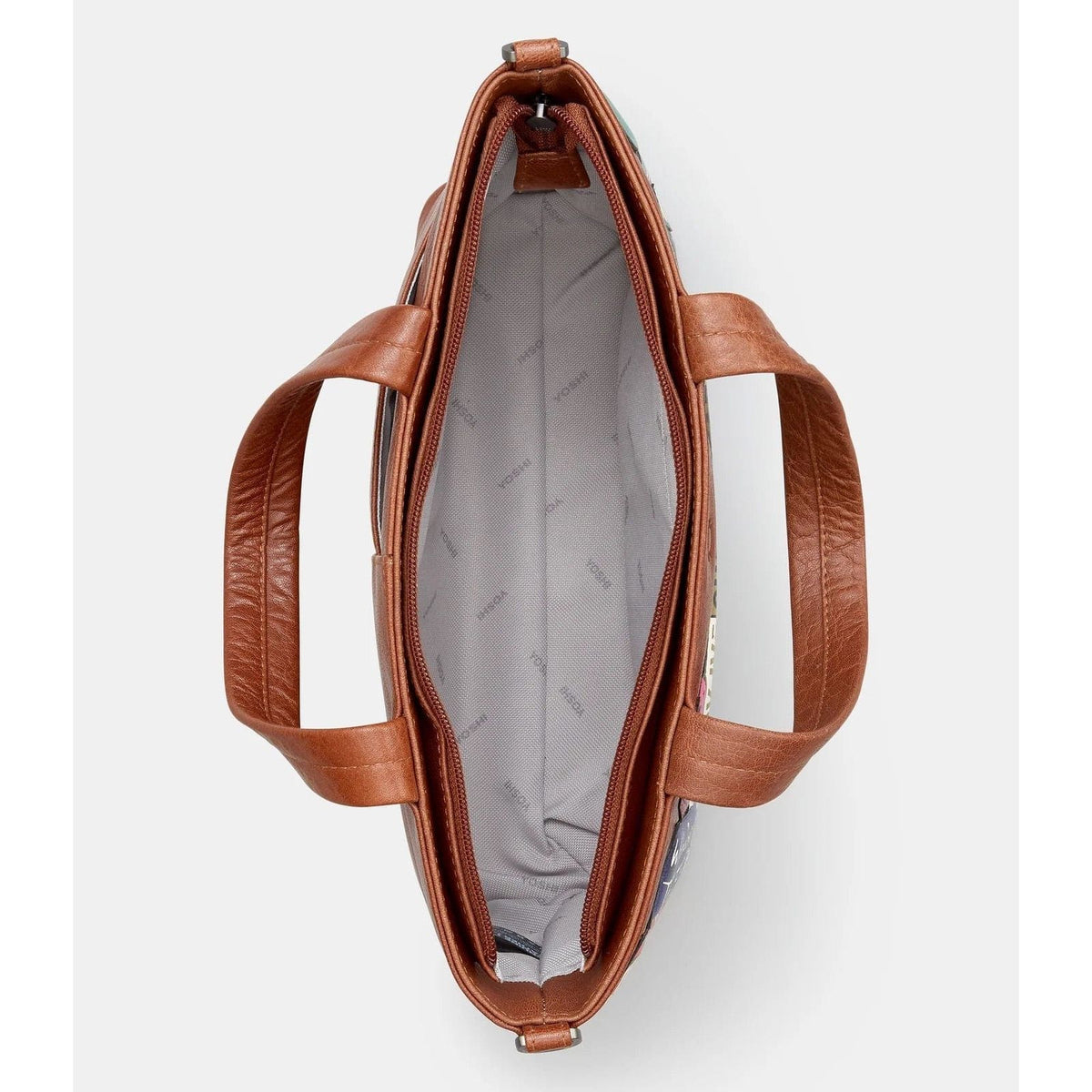 Shakespeare Bookworm Brown Leather Multiway Grab Bag BookGeek