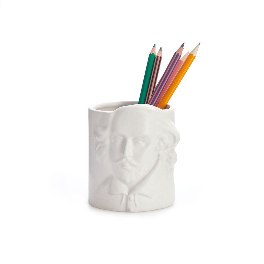 Shakespeare Ceramic Pencil Holder BookGeek