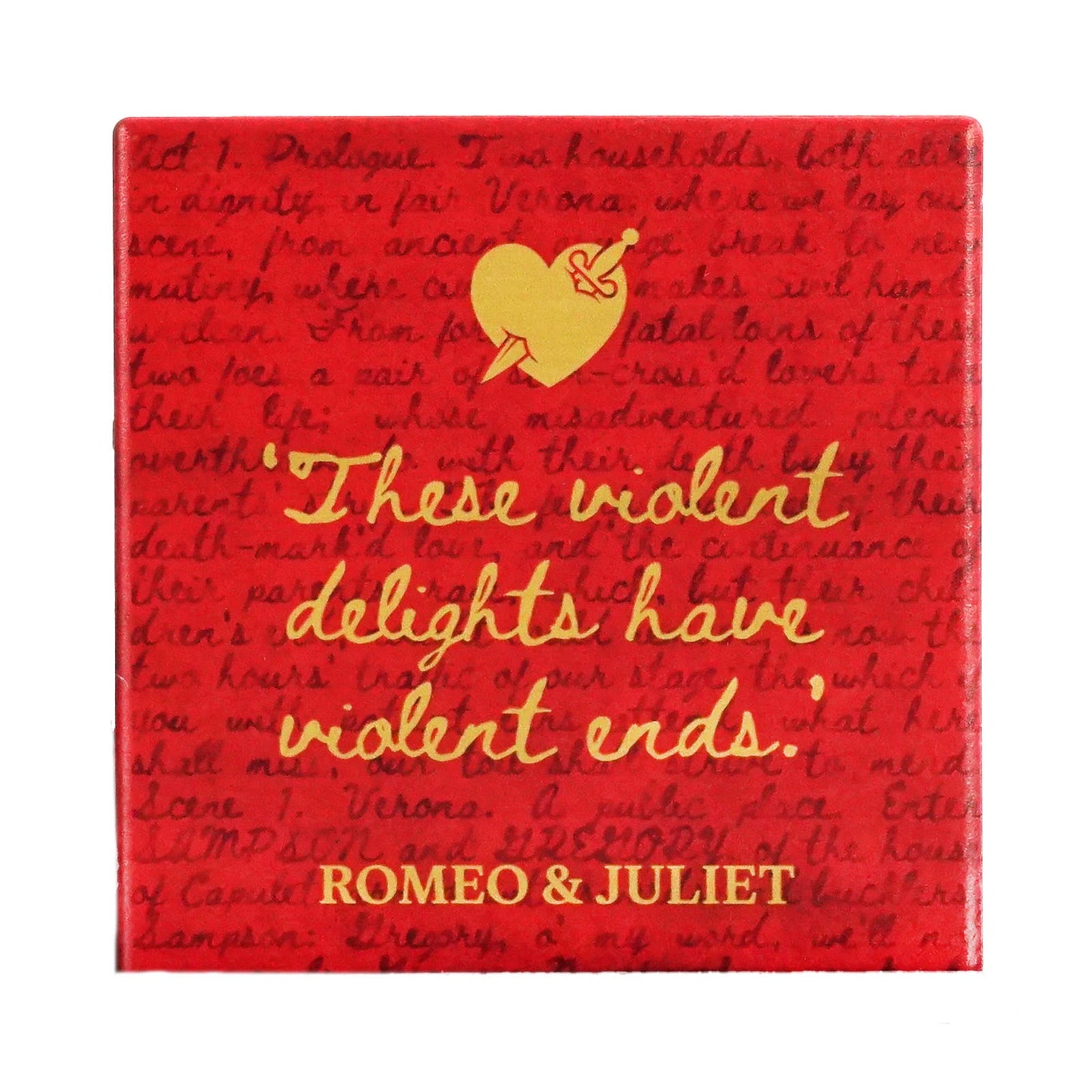 Shakespeare Coaster – Romeo & Juliet BookGeek