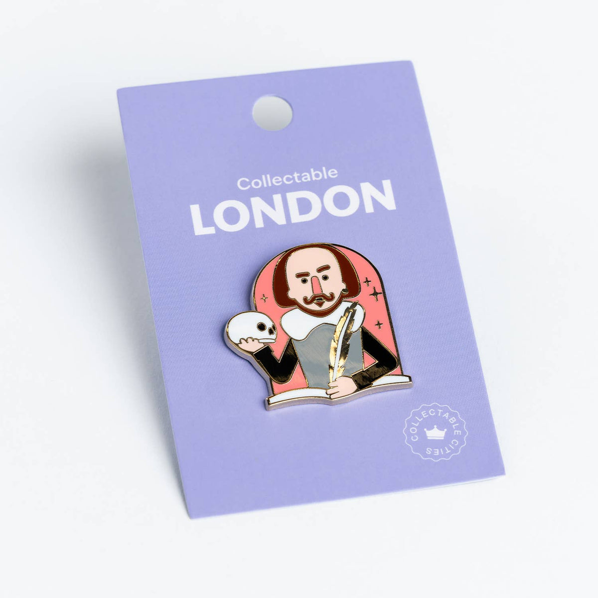 Shakespeare Enamel Pin BookGeek