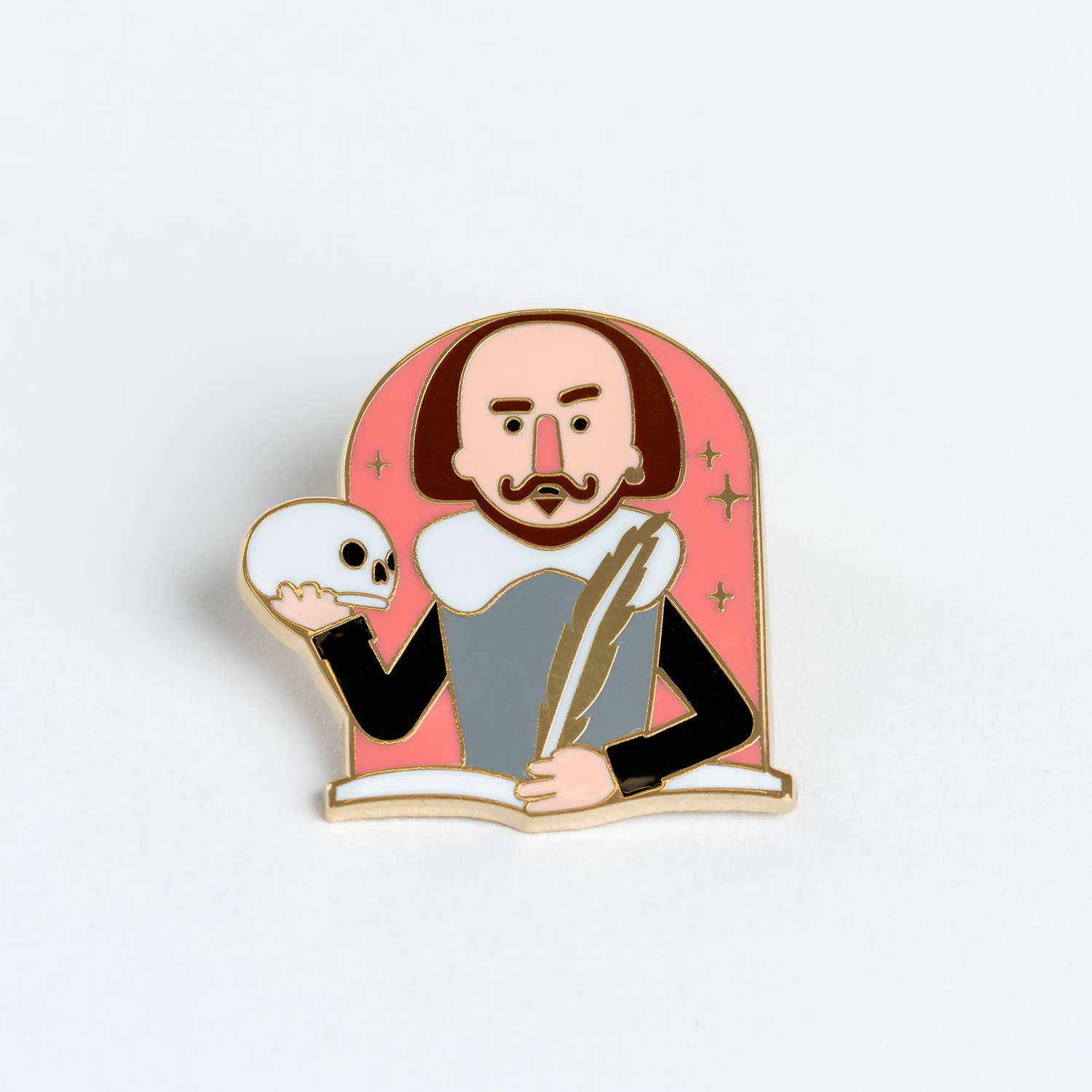 Shakespeare Enamel Pin BookGeek