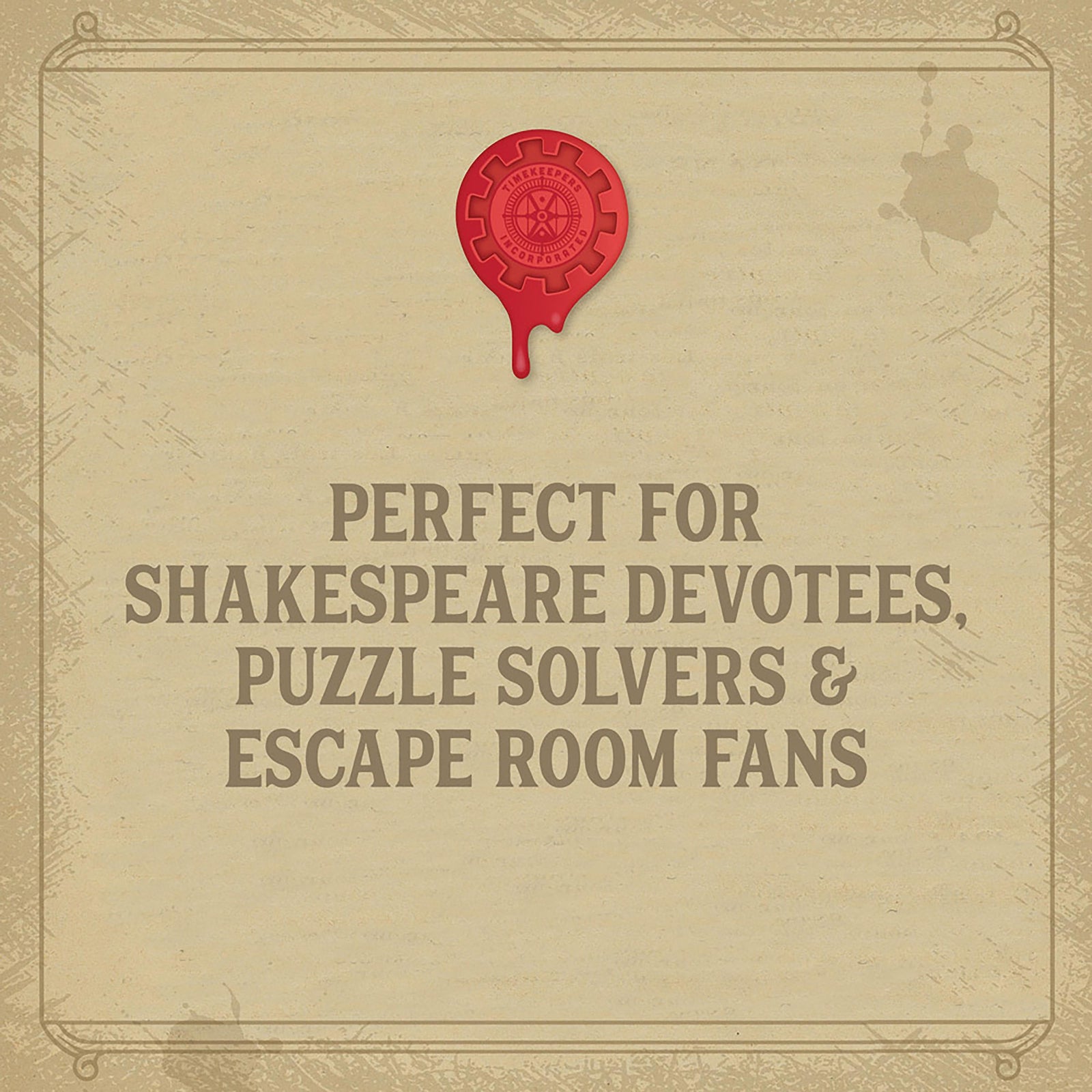 Shakespeare Escape Room Game BookGeek