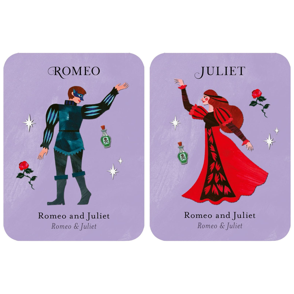 Shakespeare's Dramatic Duos Memory Game BookGeek