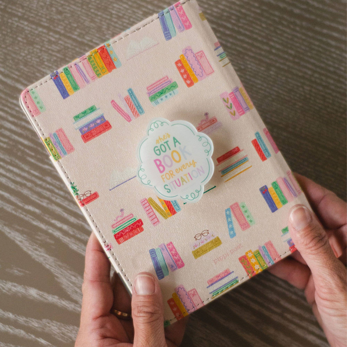 She's Got A Book For Every Situation E-Reader Grip BookGeek