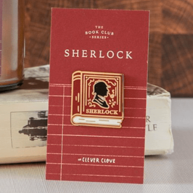 Sherlock Enamel Pin BookGeek