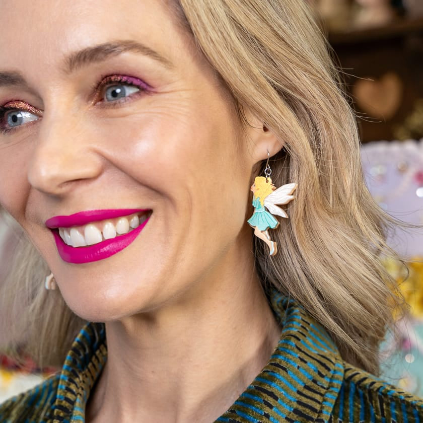 Silky the Fairy Drop Earrings BookGeek
