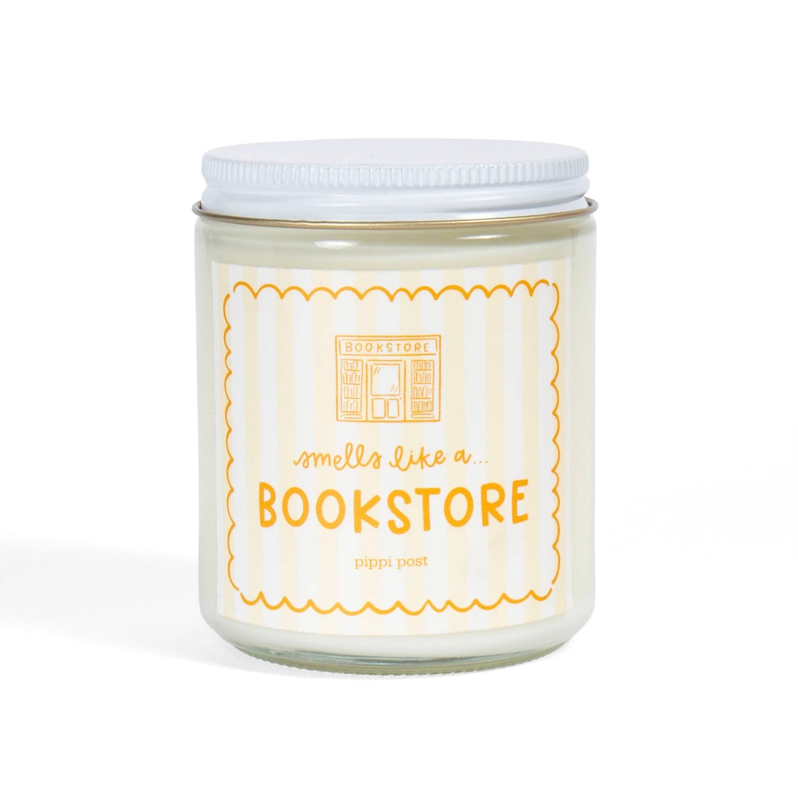 Smells Like a Bookstore Scented Soy Hand-Poured Candle BookGeek