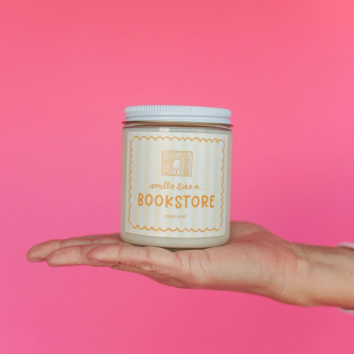 Smells Like a Bookstore Scented Soy Hand-Poured Candle BookGeek