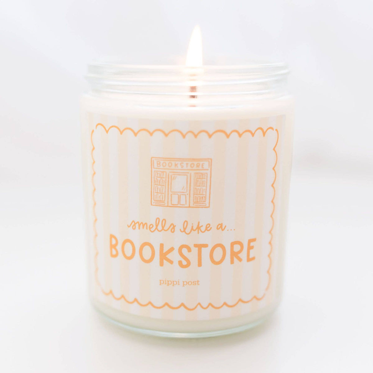 Smells Like a Bookstore Scented Soy Hand-Poured Candle BookGeek
