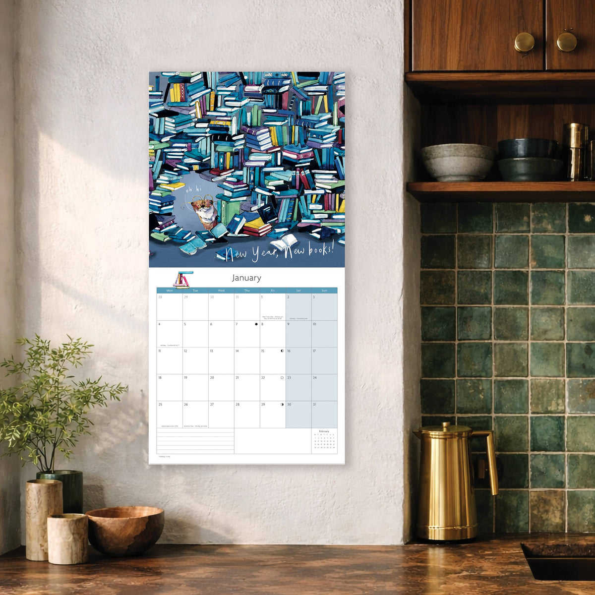 Snowtap 2027 Bookish Square Calendar BookGeek