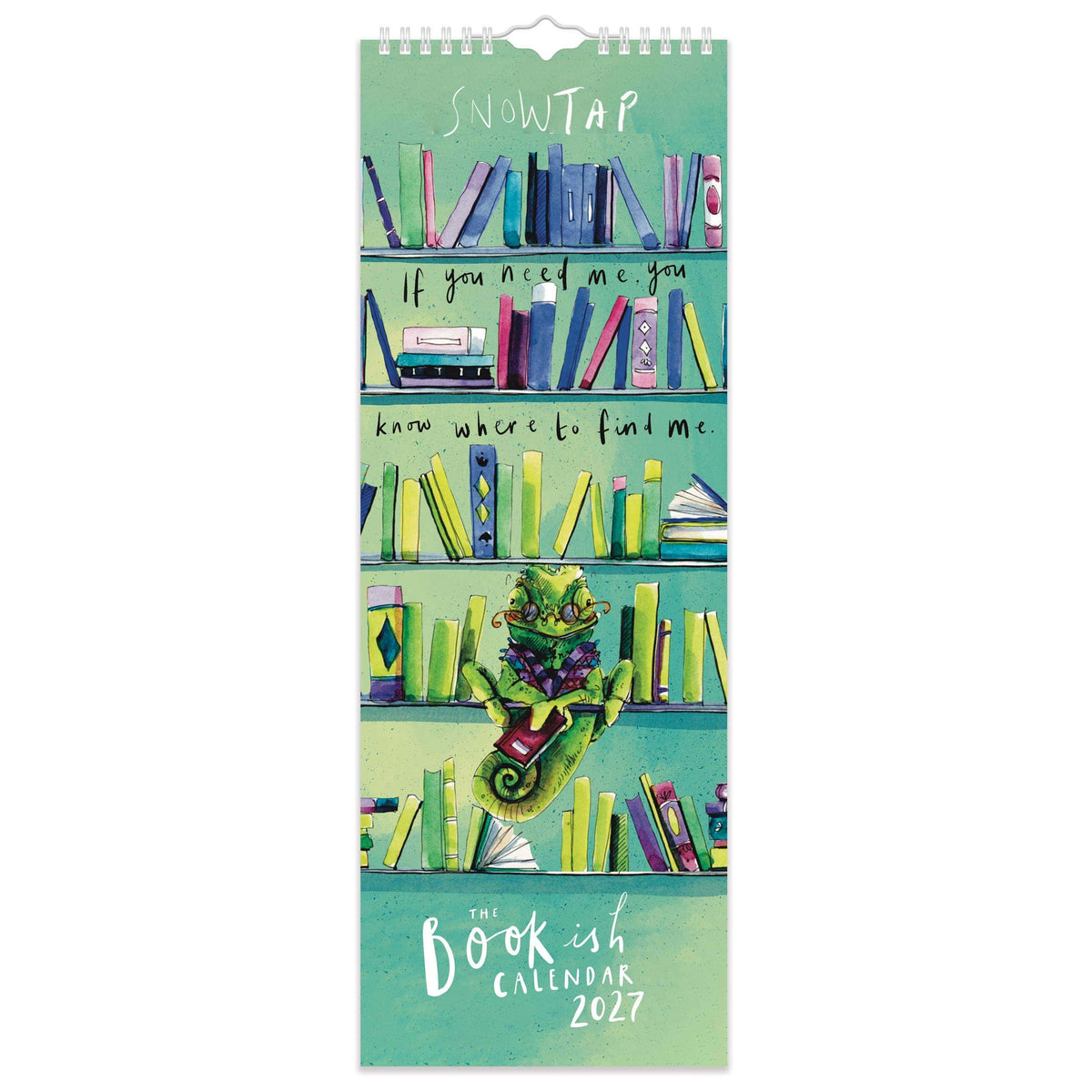 Snowtap 2027 Slim Bookish Calendar BookGeek