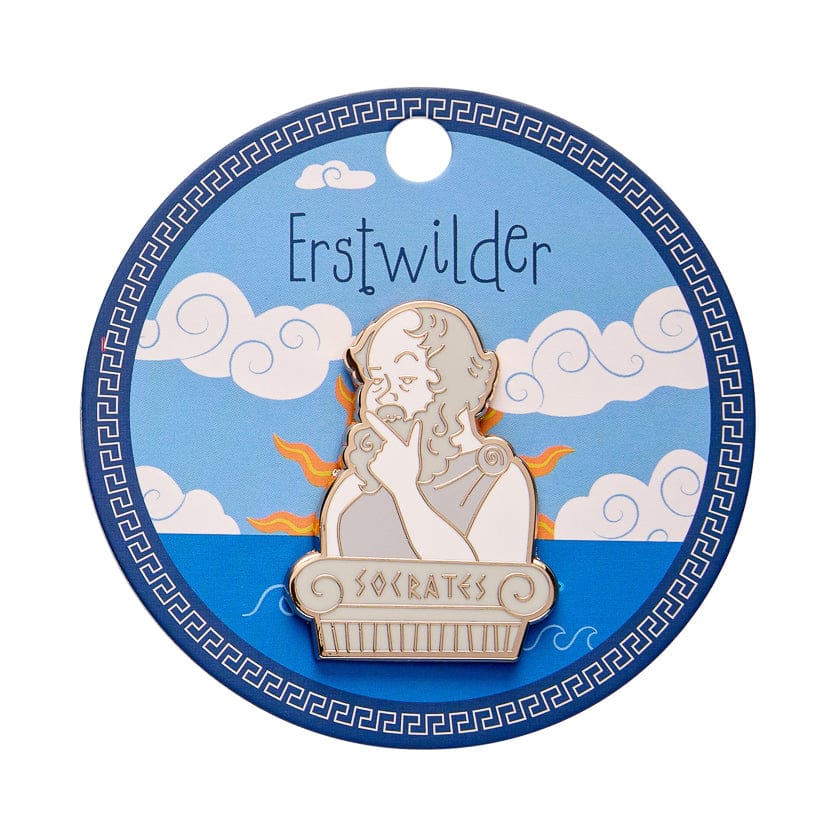 Socratic Method Enamel Pin BookGeek