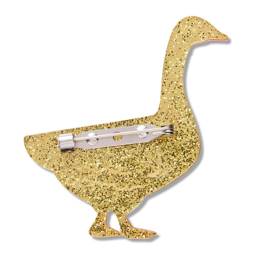 Solid Investment Brooch BookGeek