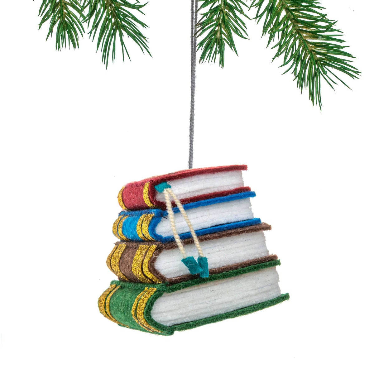Stack of Books Ornament BookGeek
