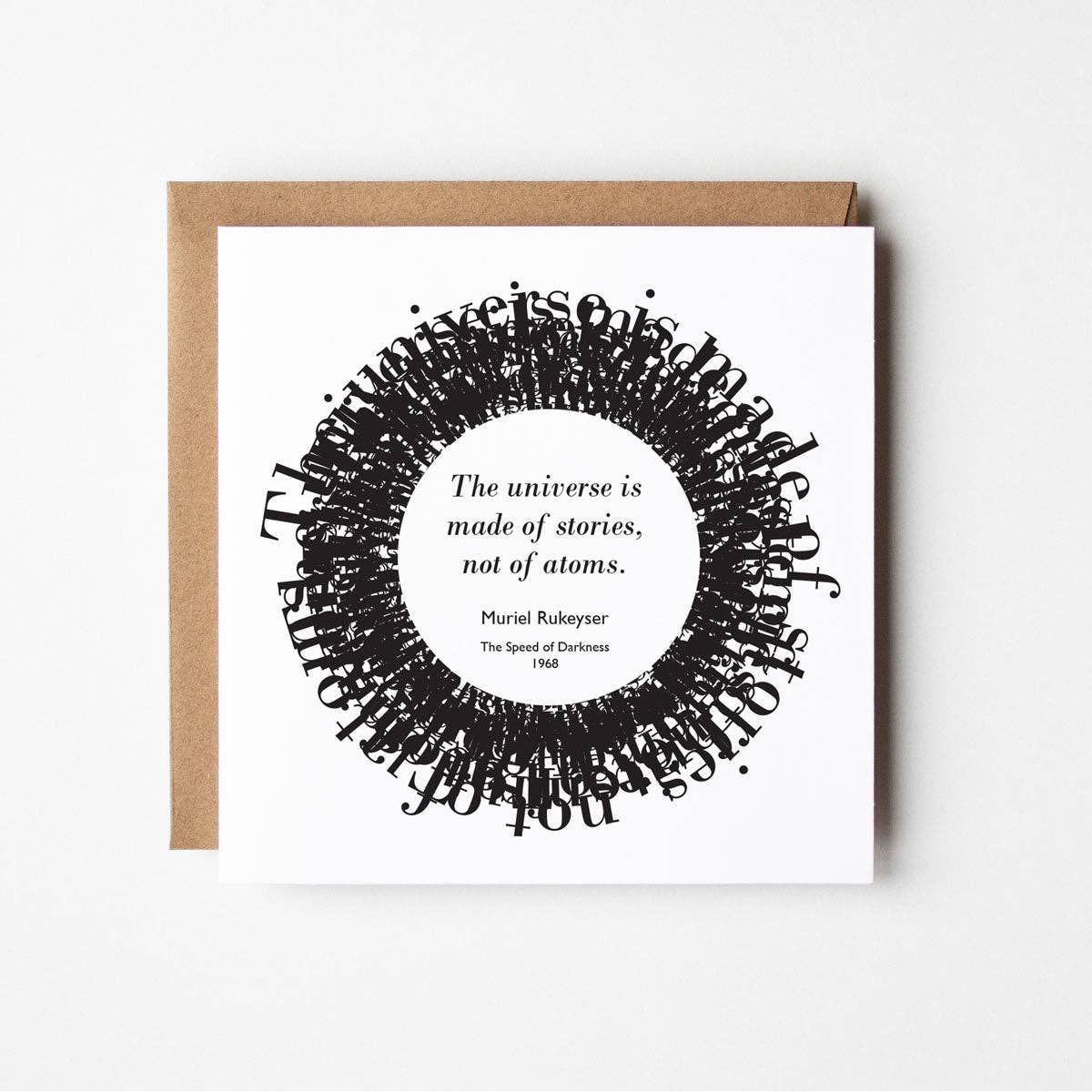 Stories - blank greetings card BookGeek