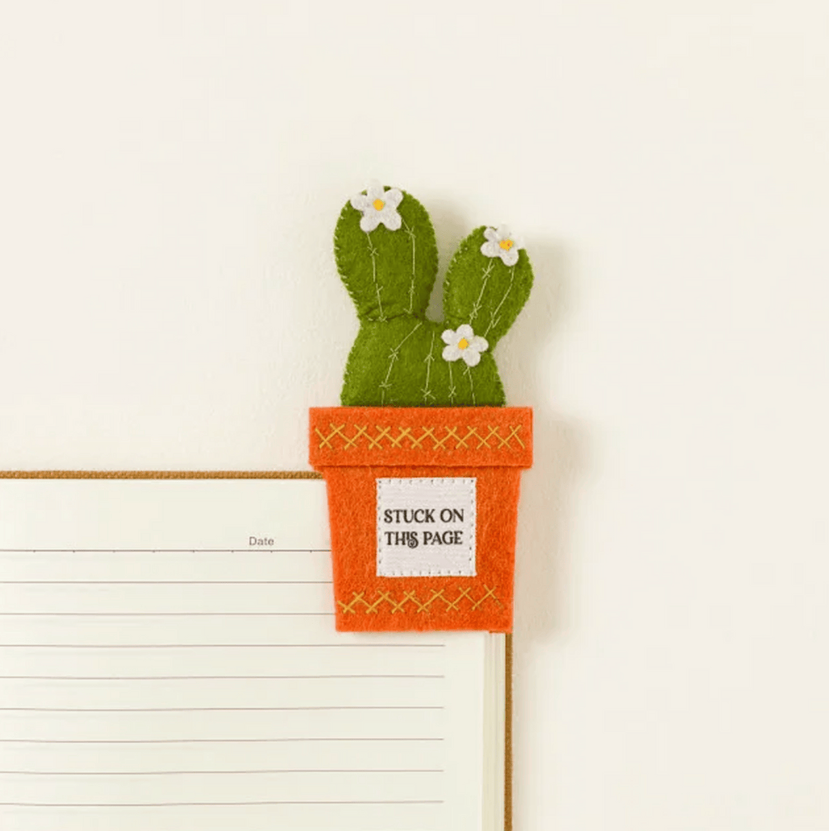 Stuck On This Page Cactus Bookmark BookGeek