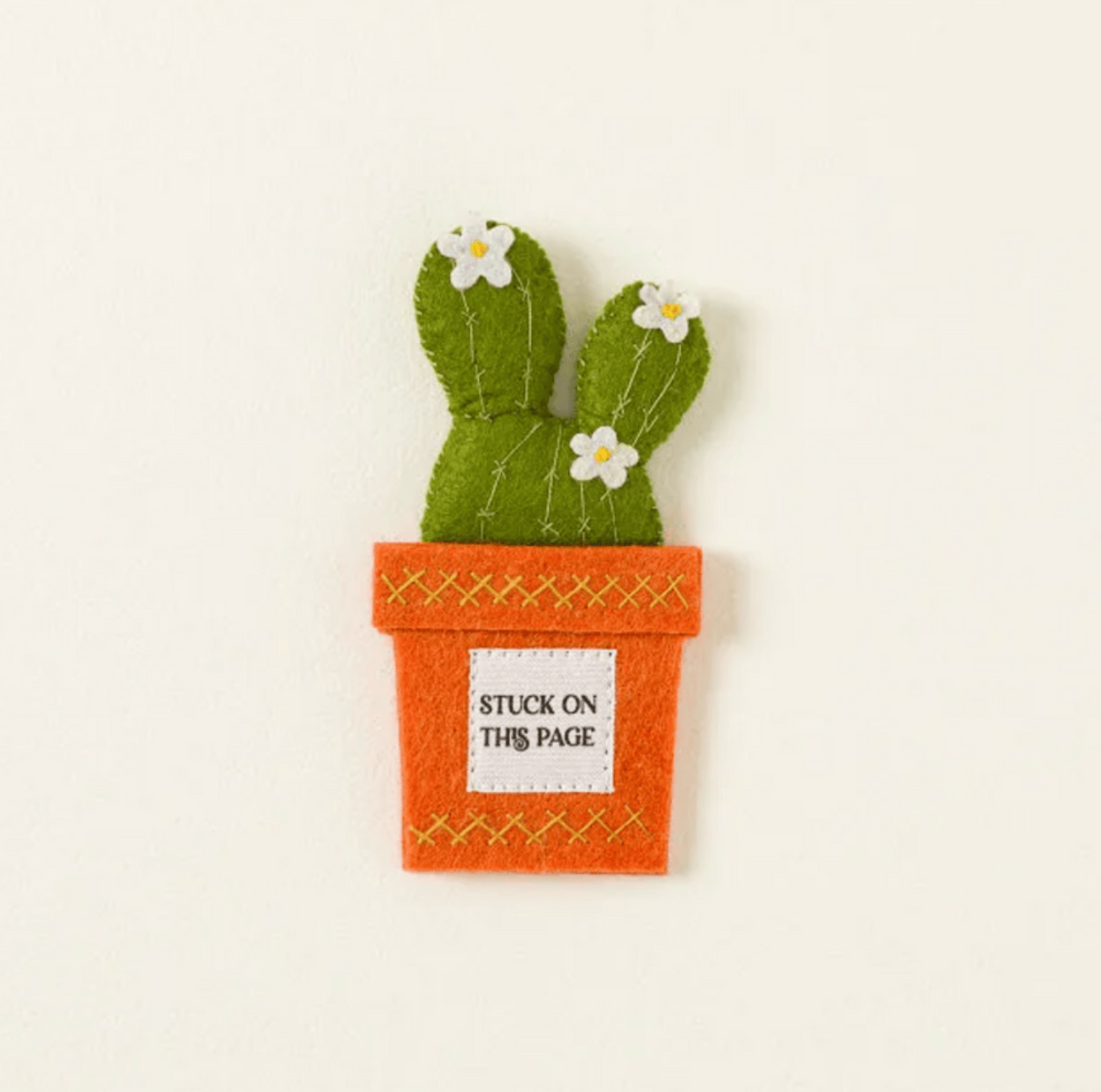 Stuck On This Page Cactus Bookmark BookGeek