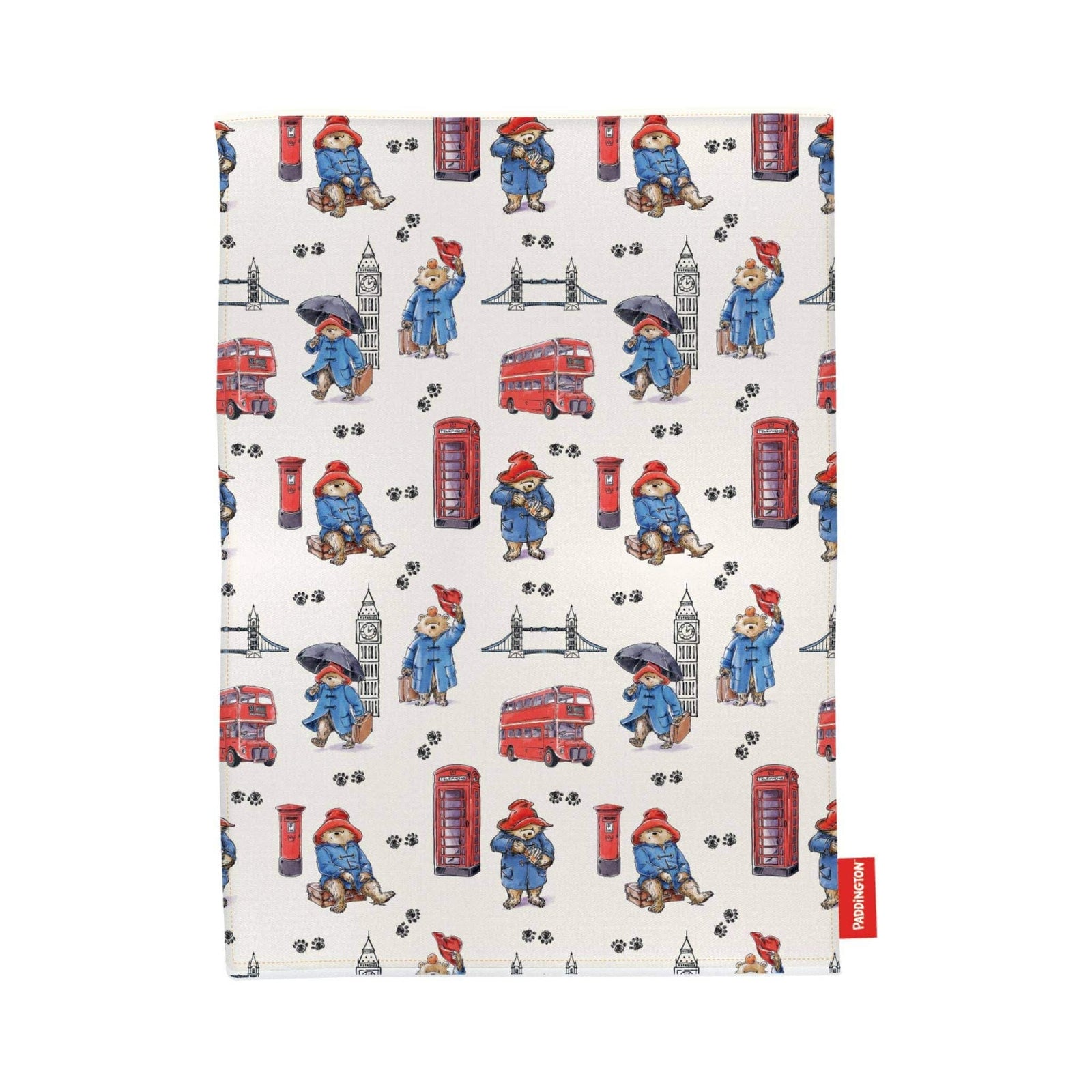 Tea Towel Recycled Cotton - Paddington (Paddington London) BookGeek