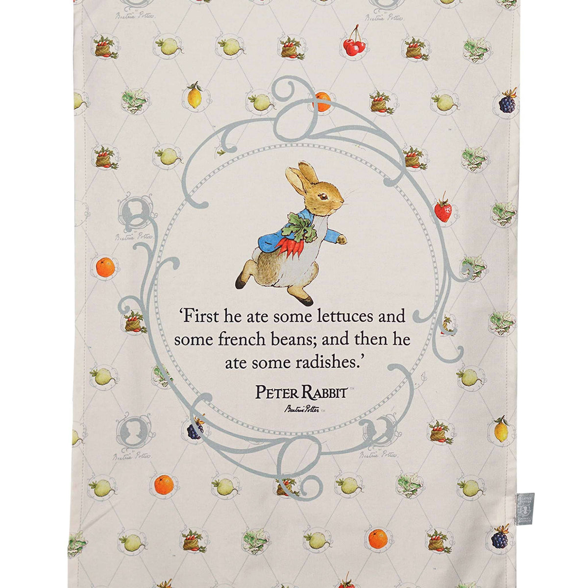 Tea Towel Recycled Cotton - Peter Rabbit BookGeek