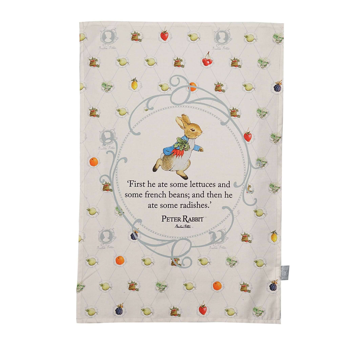 Tea Towel Recycled Cotton - Peter Rabbit BookGeek