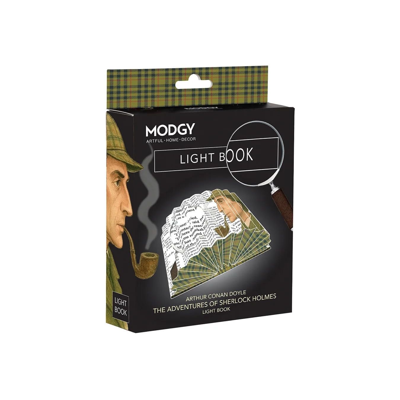 The Adventures of Sherlock Holmes Light Book BookGeek