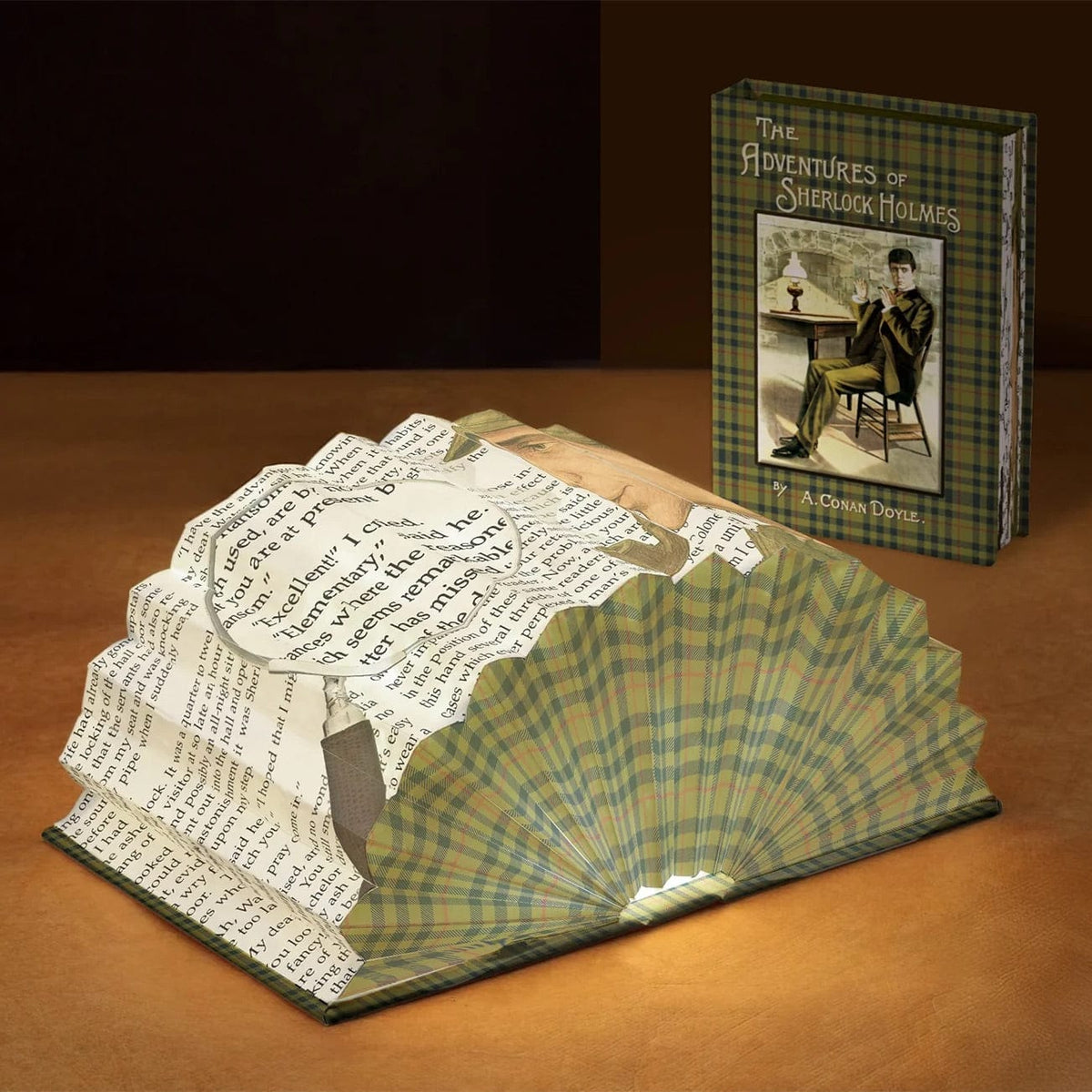 The Adventures of Sherlock Holmes Light Book BookGeek