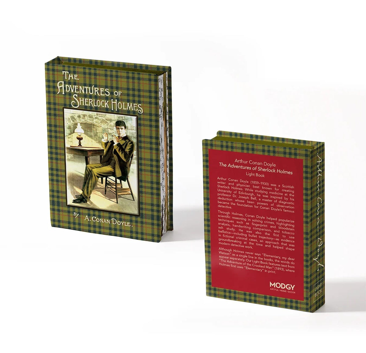 The Adventures of Sherlock Holmes Light Book BookGeek