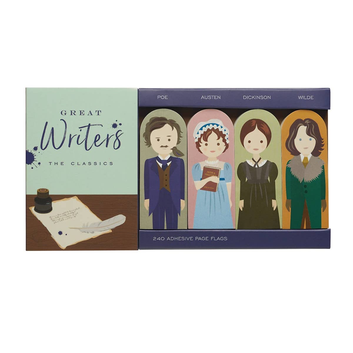 The Classics Great Writers Page Flags BookGeek