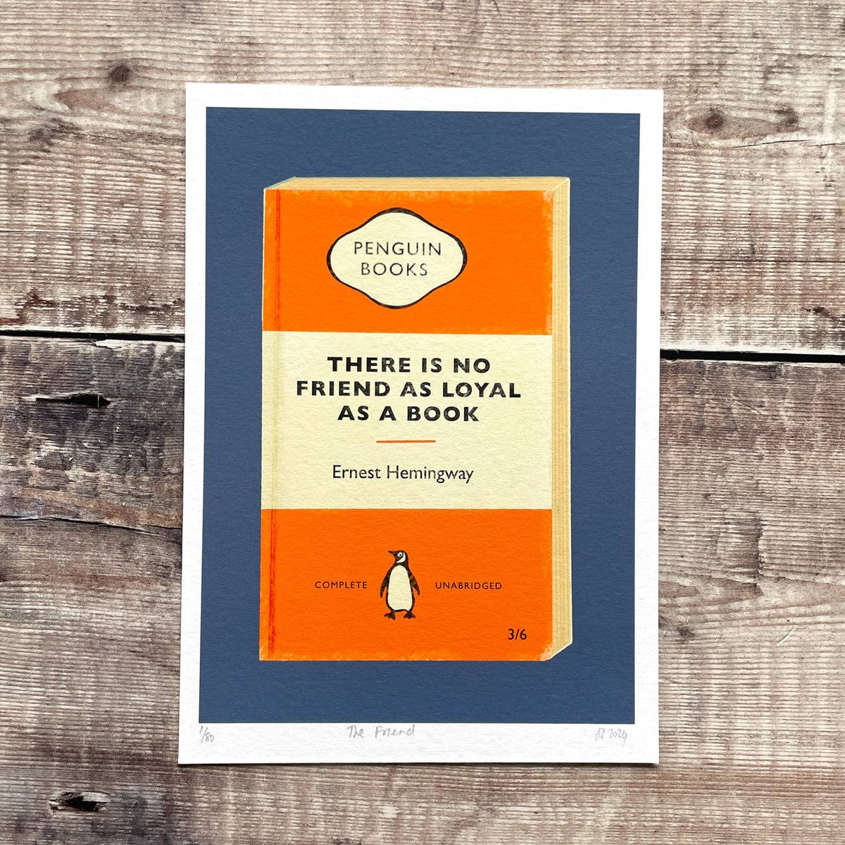 The Friend - limited-edition, giclee print BookGeek