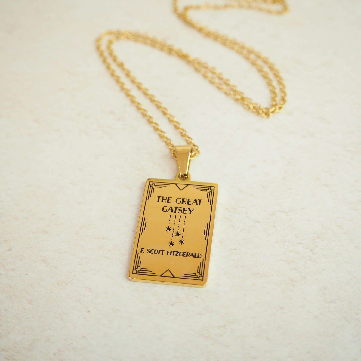 The Great Gatsby Book Necklace BookGeek