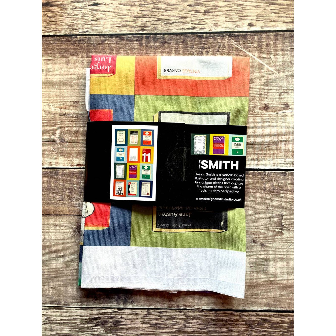 The Joy of Reading - book quote, tea towel BookGeek