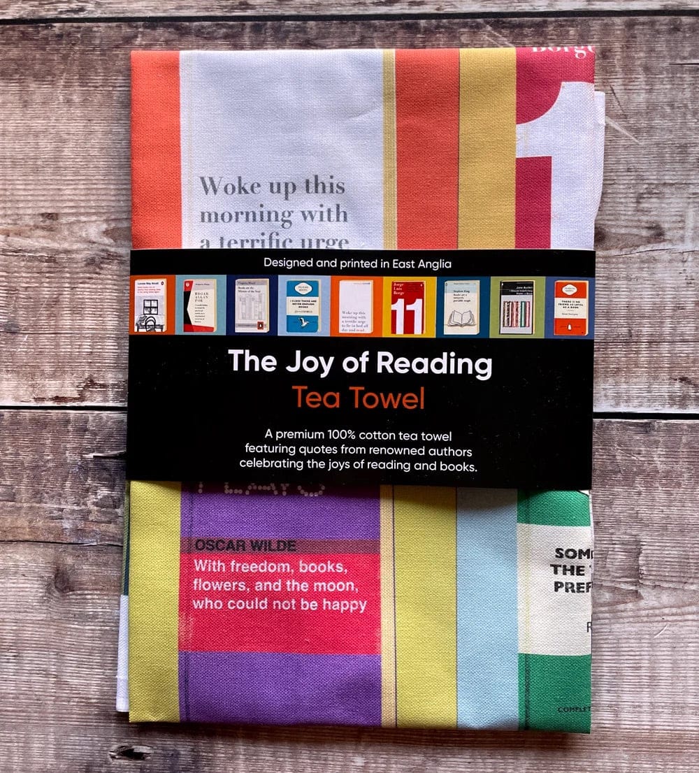 The Joy of Reading Tea Towel BookGeek