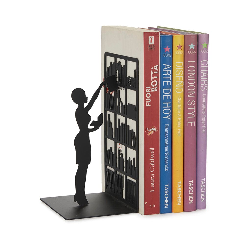 The Library Bookend BookGeek