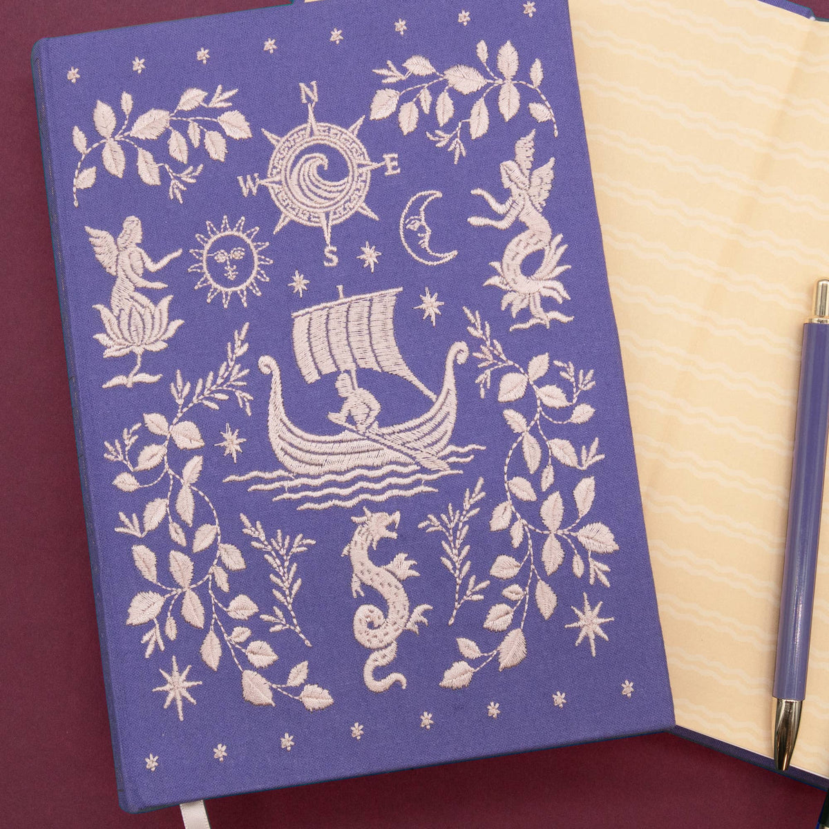 The Odyssey A5 Embroidered Journal BookGeek
