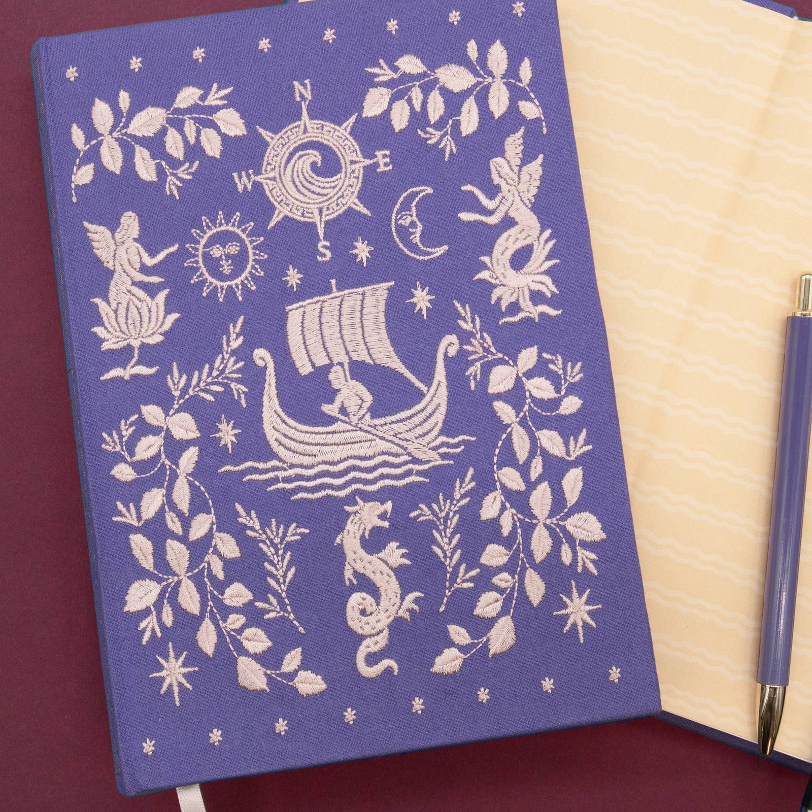 The Odyssey A5 Embroidered Journal BookGeek
