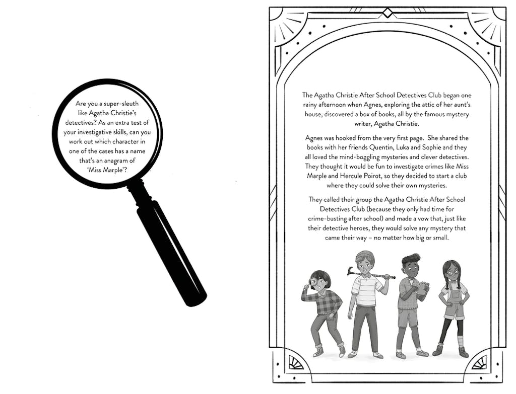 The Official Agatha Christie After School Detectives Club: 50 Mystery Puzzles for Children BookGeek