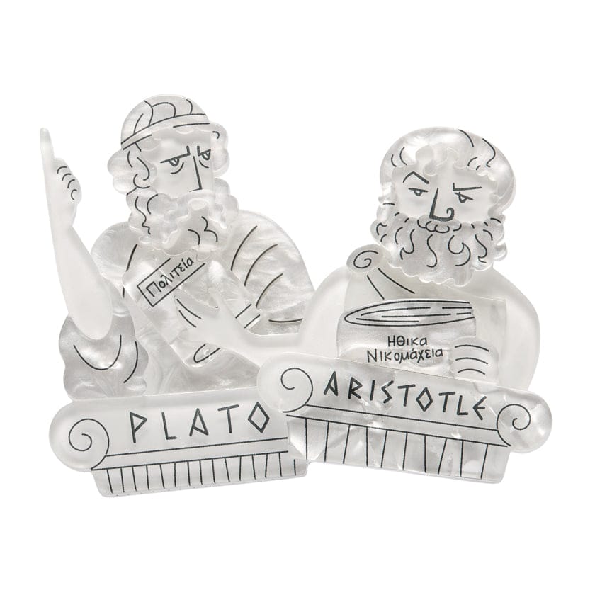 The OG Philosophers Brooch BookGeek